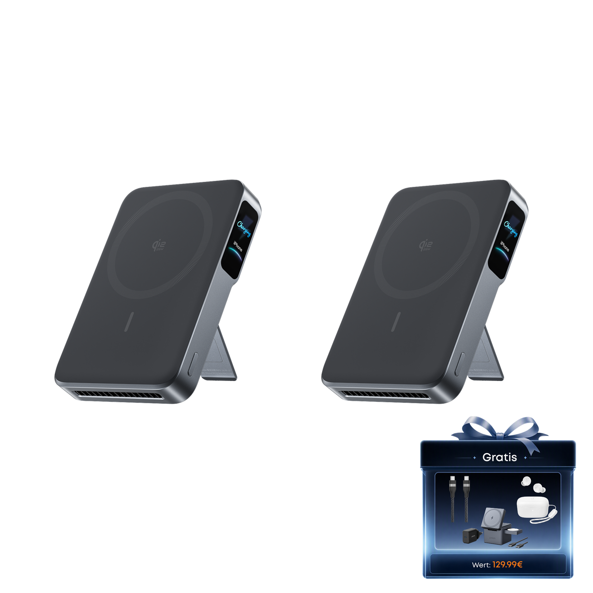 Anker MagGo Batterie externe 2 Pro | Lot de 2