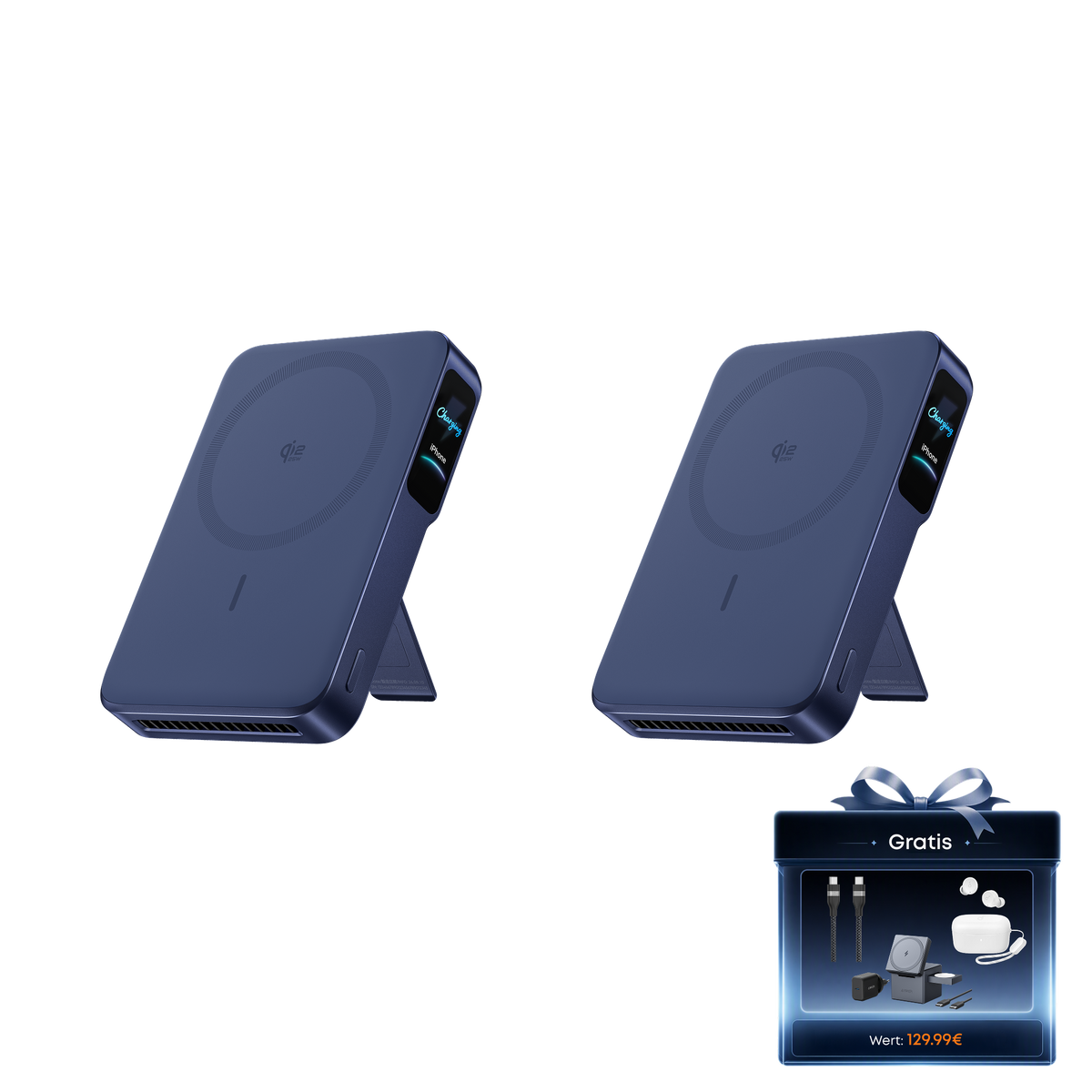 Anker MagGo Batterie externe 2 Pro | Lot de 2