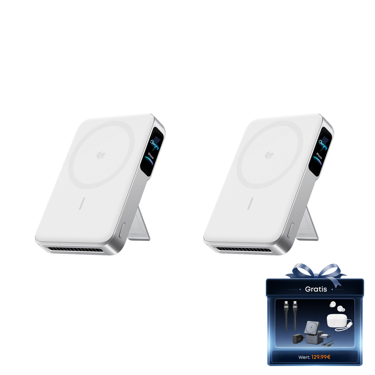 Anker MagGo Batterie externe 2 Pro | Lot de 2