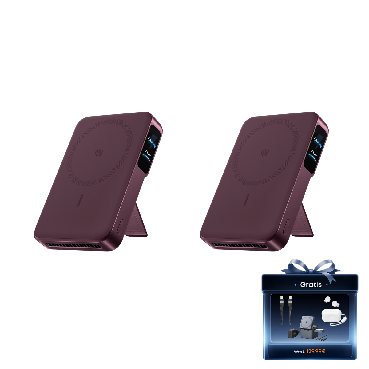 Anker MagGo Batterie externe 2 Pro | Lot de 2