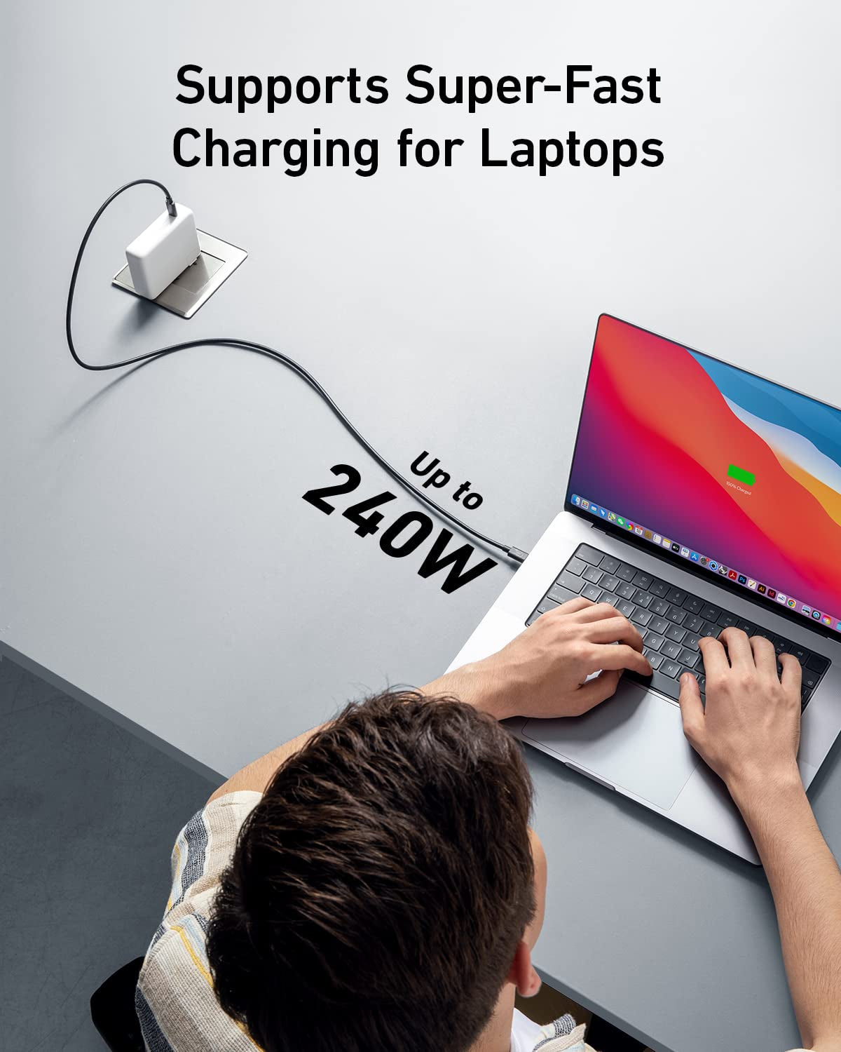 câble USB-C vers USB-C Anker 515 (USB4, 1 m)