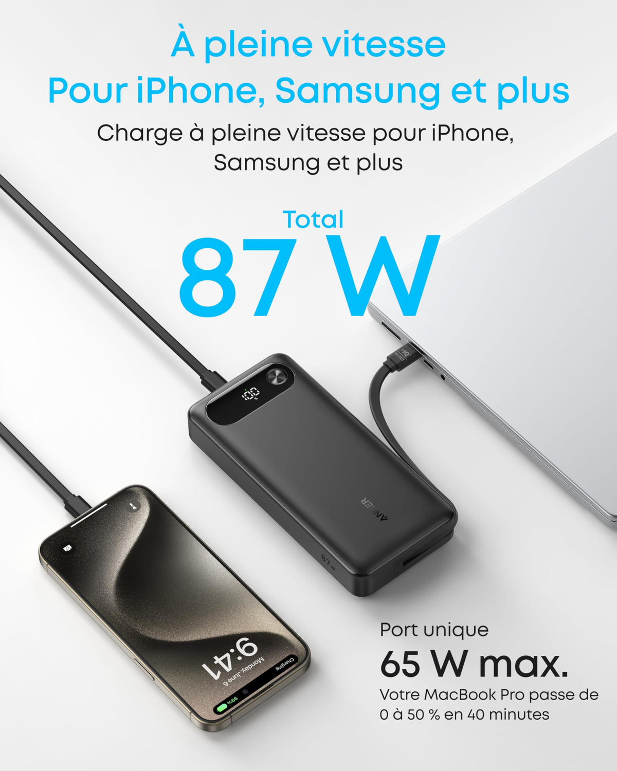 Anker Batterie Externe 20000 mAh 87W