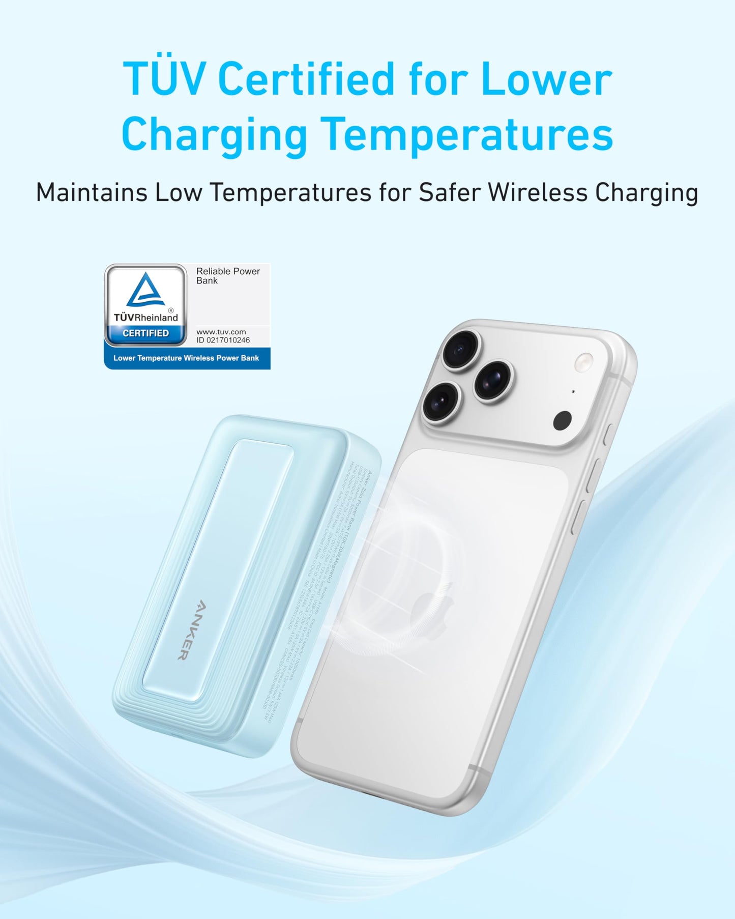 Batterie Externe Anker Zolo (10K, 30 W, magnétique)