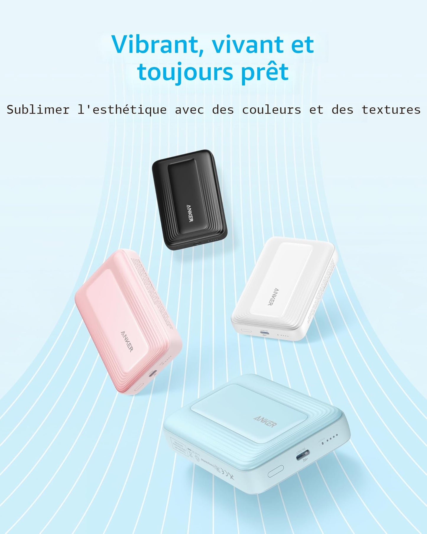 Batterie Externe Anker Zolo (10K, 30 W, magnétique)