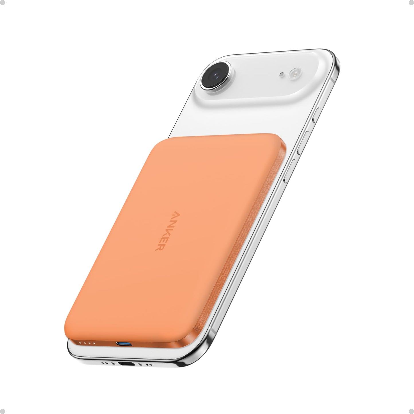 Chargeur Anker Nano (45 W, écran intelligent) + Batterie externe Anker Nano (5K, MagGo, Slim)