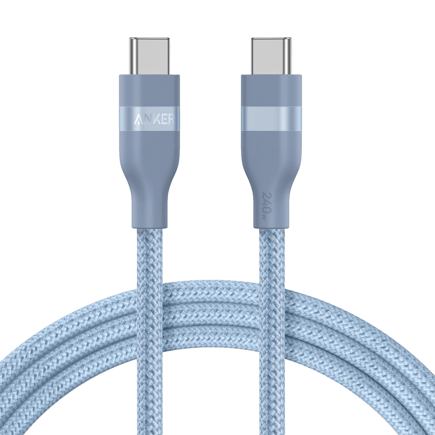 Câble Anker USB-C vers USB-C (240 W, upcyclé et tressé)