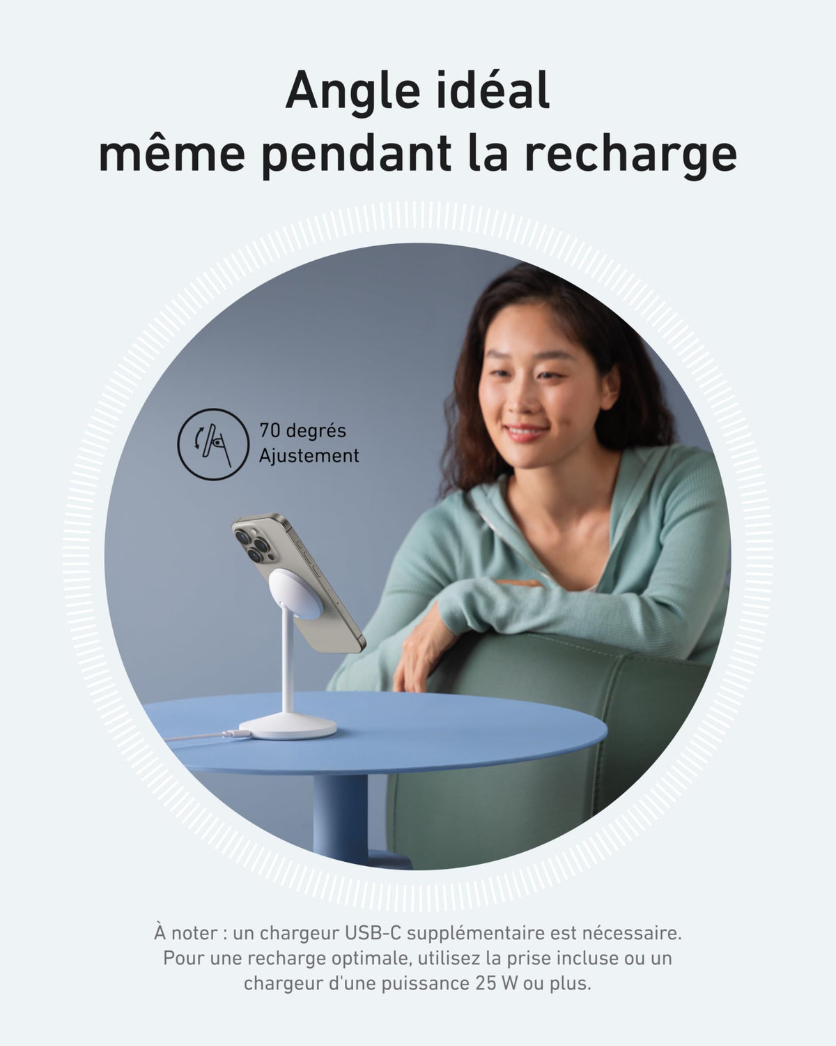 Chargeur sans fil Anker MagGo (socle)