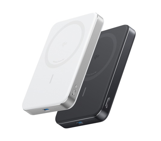 PowerBank Anker MagGo (10K, Slim, Blanc) + PowerBank Anker MagGo (10K, Slim, Noir)