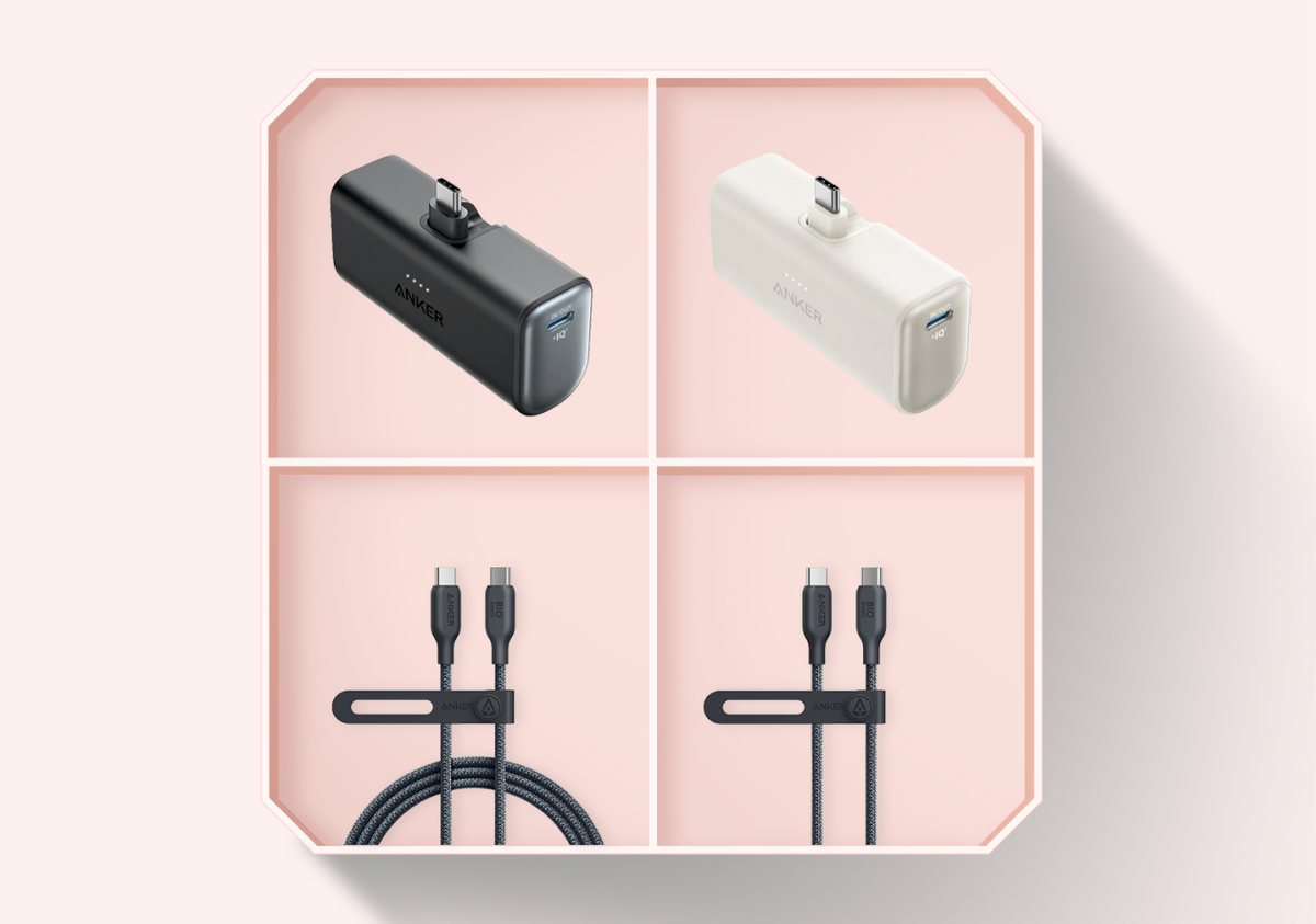 2 x Anker Nano PowerBanks + 2 x câbles USB-C
