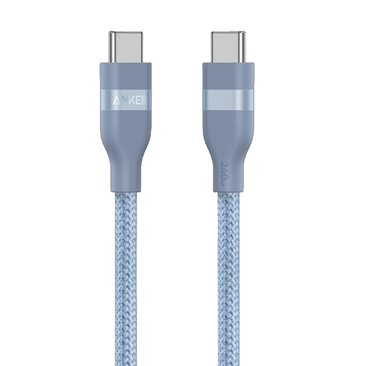 Câble Anker USB-C vers USB-C (240 W, upcyclé et tressé)