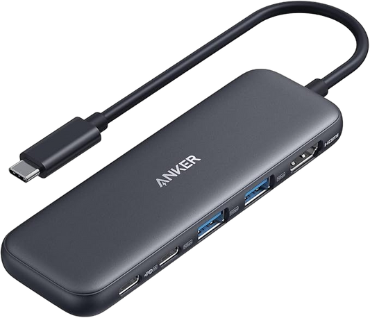 Anker Hub USB-C (5-en-1, HDMI 4K, MacBook/PC)