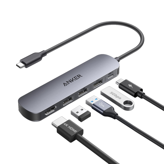 Hub USB-C Anker (5-en-1, 4K HDMI)
