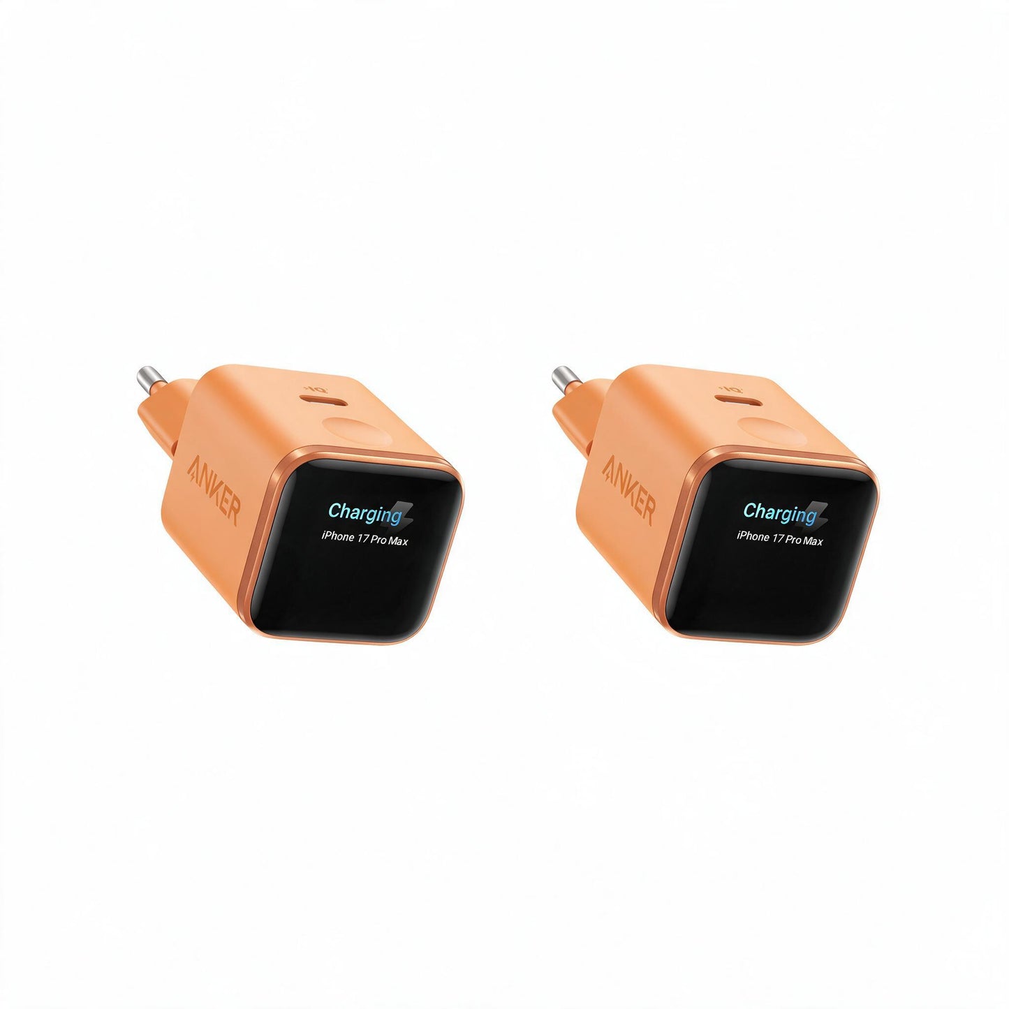 Chargeur Anker Nano (45 W, écran intelligent) | Lot de 2