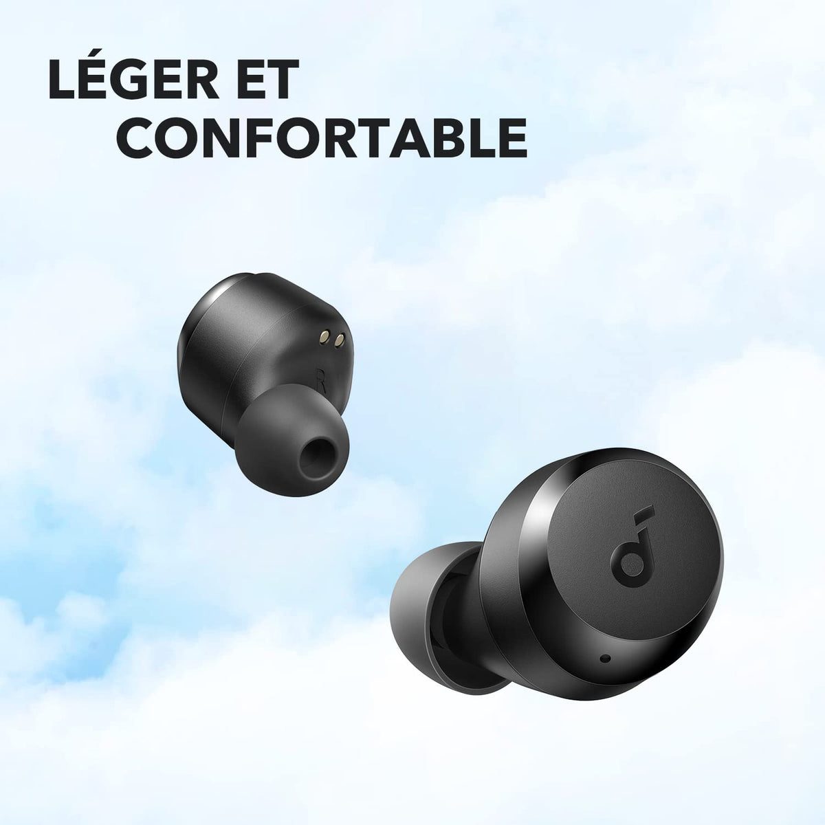 Câble Anker USB-C vers USB-C (240 W, upcyclé et tressé) + Cube 3-en-1 MagSafe Anker + Soundcore A20i | Ecouteurs Bluetooth sans Fil