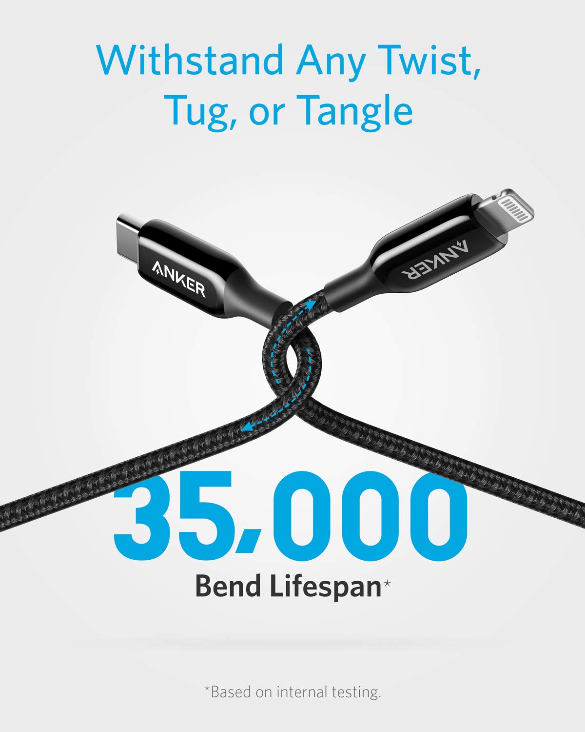 Anker &lt;b&gt;762&lt;/b&gt; USB-C to Lightning Cable