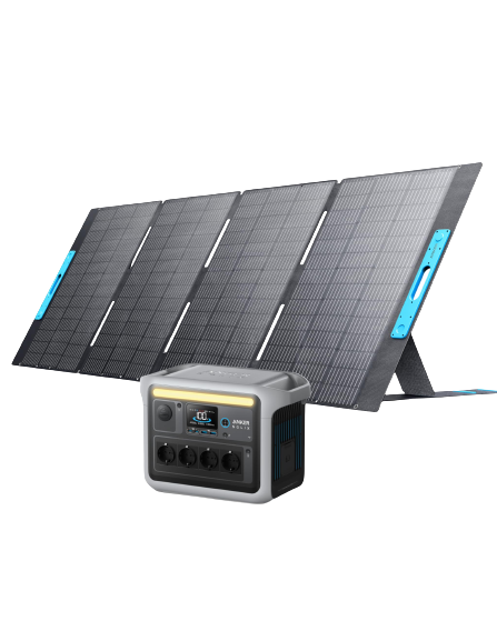 Anker SOLIX C1000 Générateur solaire (Station électrique portable avec panneau solaire 400 W)