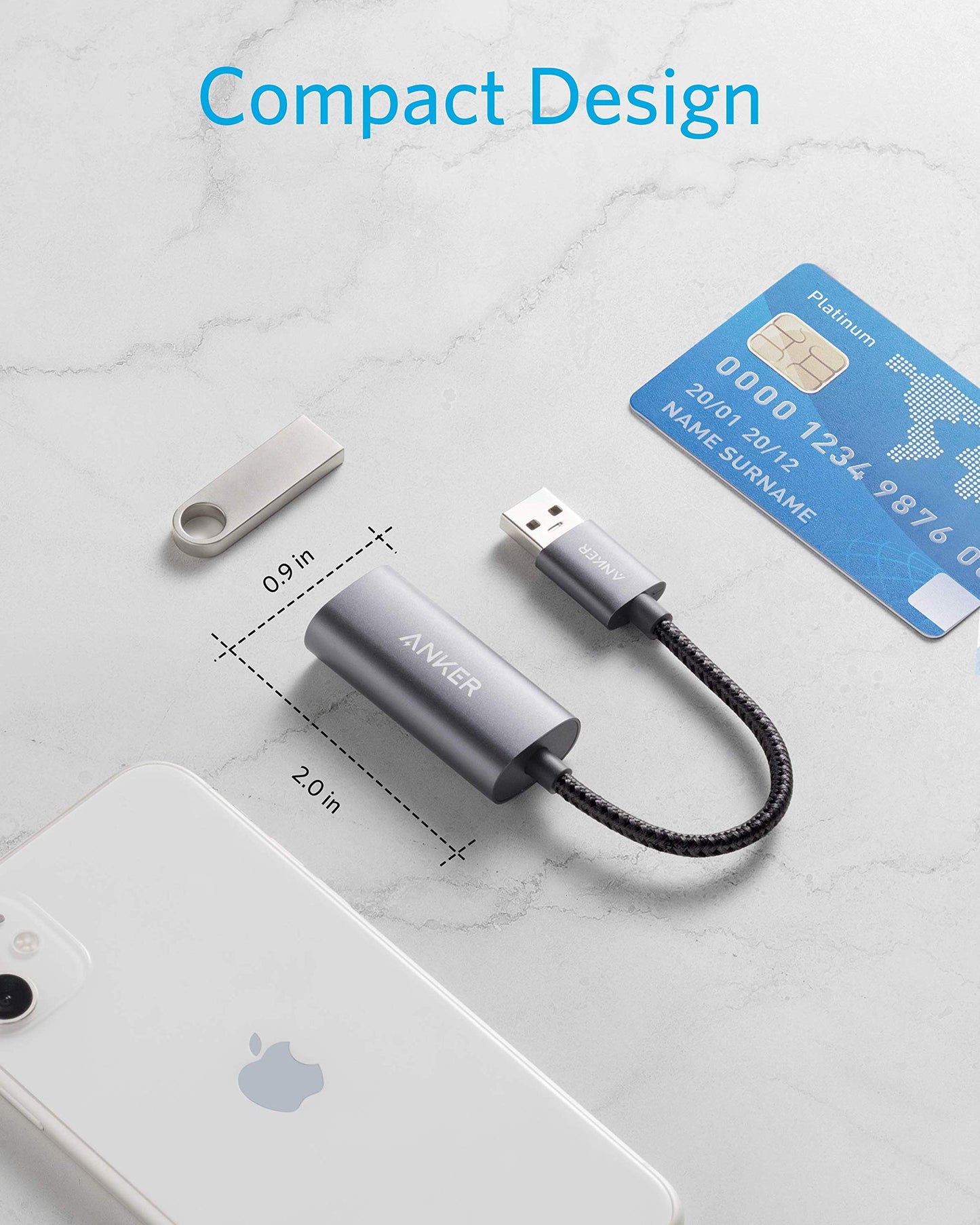 PowerExpand USB 3.0 to Gigabit Ethernet Adapter