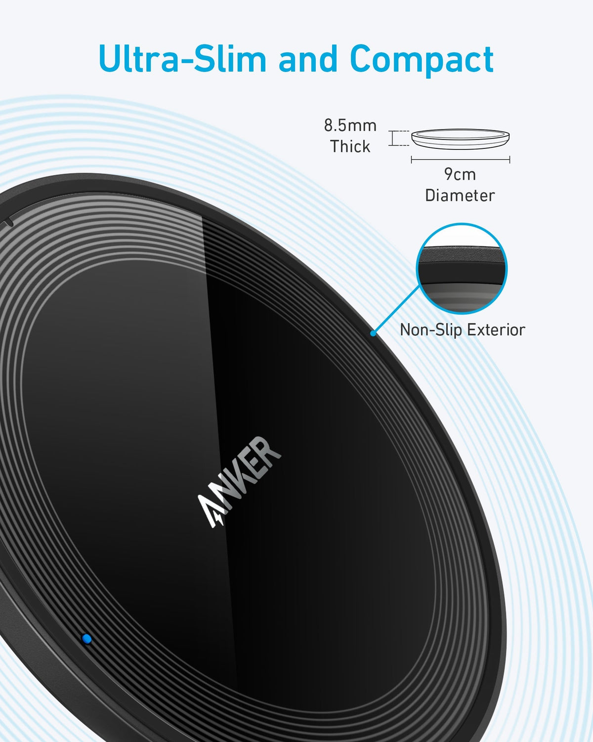 Chargeur sans fil Anker &lt;b&gt;315&lt;/b&gt; (Pad)